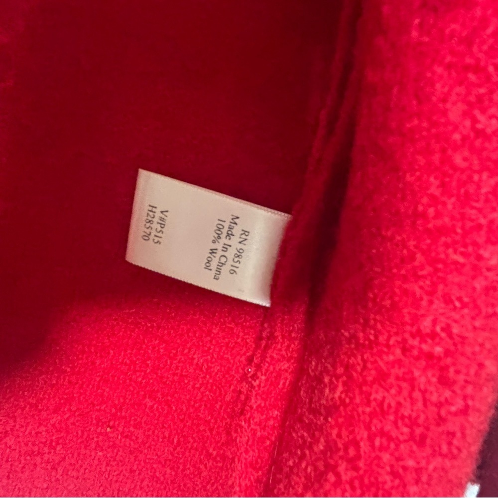 Coldwater Creek Vibrant Red Zip-Up Sweater Vest - Picture 3 of 9